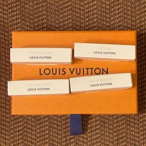 100% Auth Louis Vuitton Eau de Parfum Samplers And Gift Box